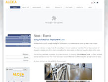 Tablet Screenshot of alcea.com